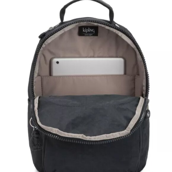 Kipling Seoul Small Tablet Backpack - blue bleu 2 - Picture 2 of 10